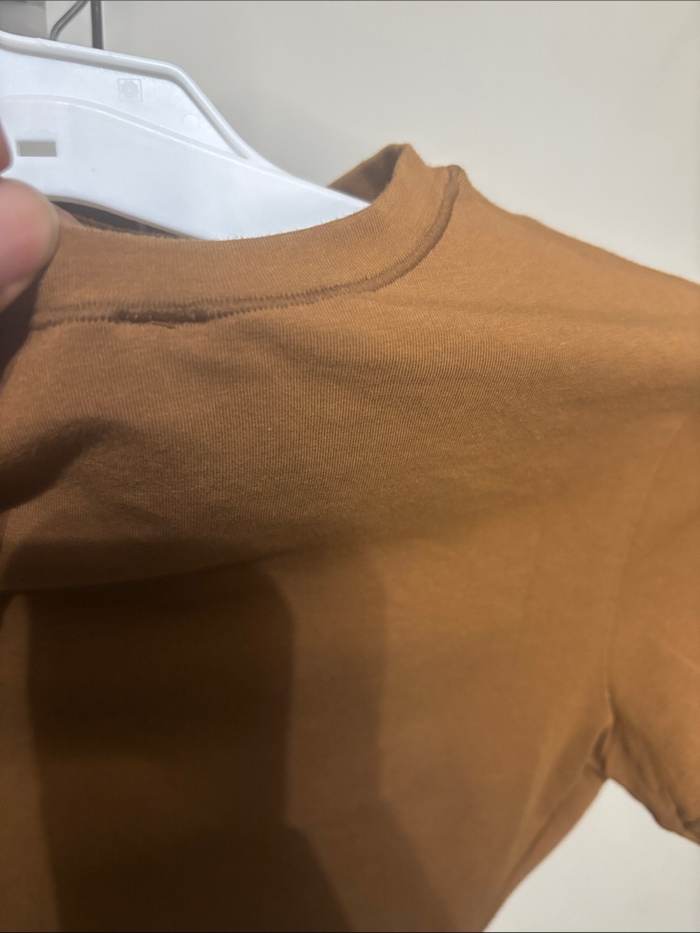 NWT SKIMS cotton jersey Tshirt• Color-chai• size - XS - Picture 4 of 9